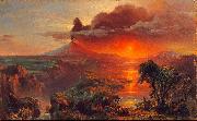 Frederic Edwin Church Oil Study of Cotopaxi Frederic Edwin Church Spain oil painting artist